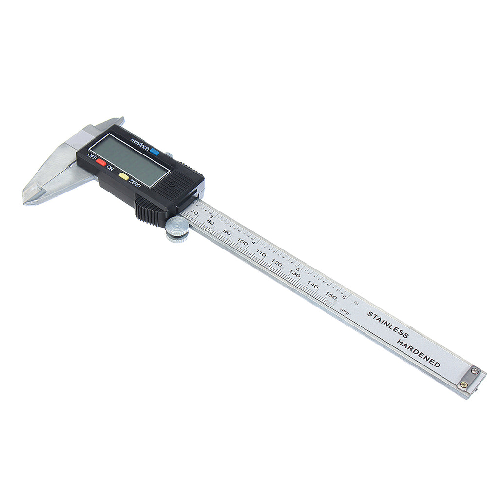 Digital Caliper LCD Stainless Electronic Ruler Micrometer Measuring 0-6inch 150mm